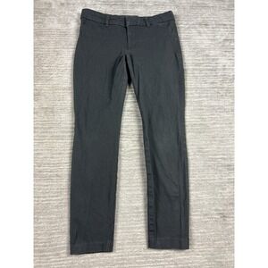 Gap Pants Womens 4 Short Gray Slim City Straight Leg Cotton Blend Casual